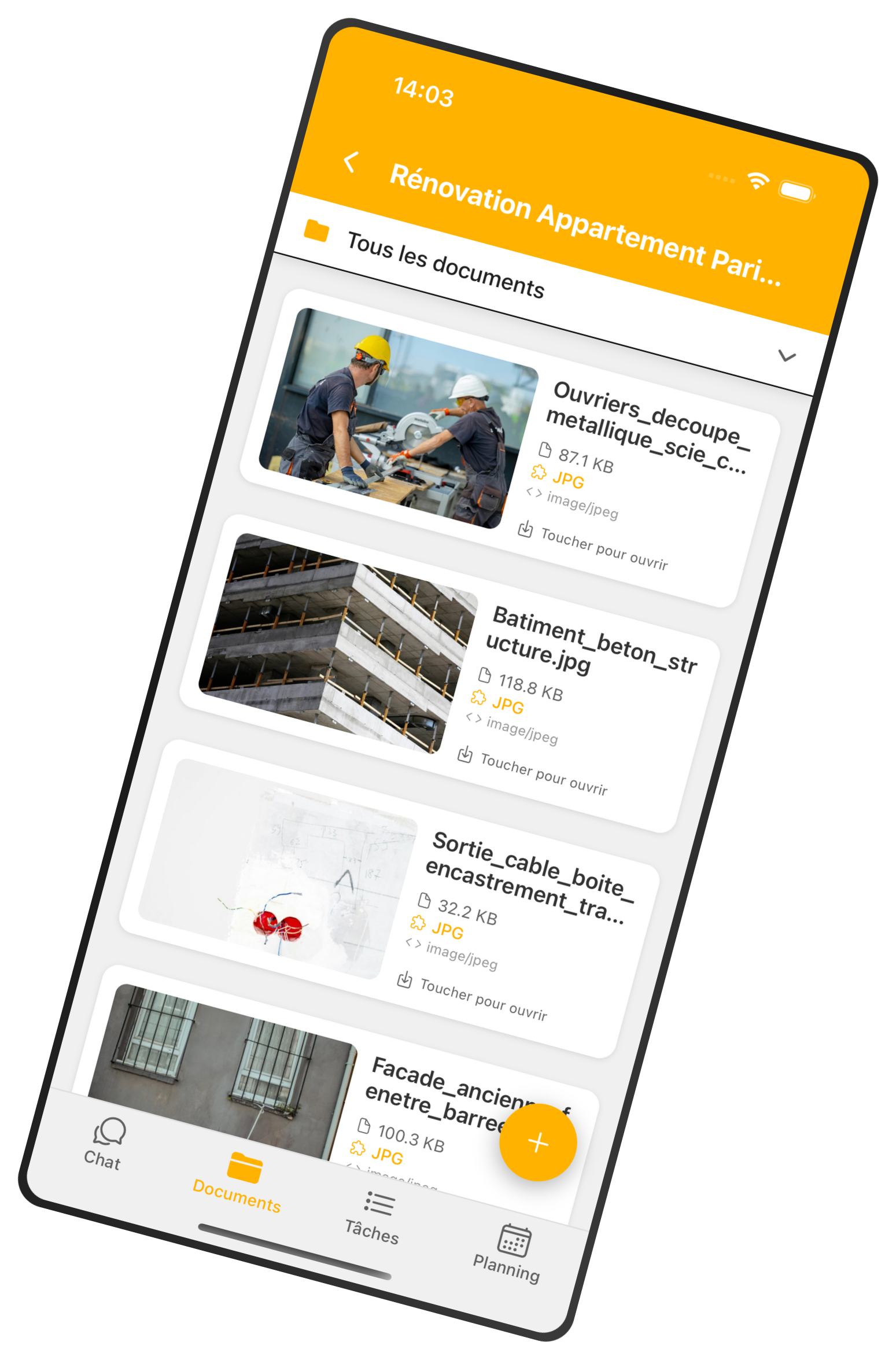 App Mobile Documents